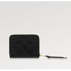 Louis Vuitton Zippy Coin Purse Black Monogram Empreinte Leather